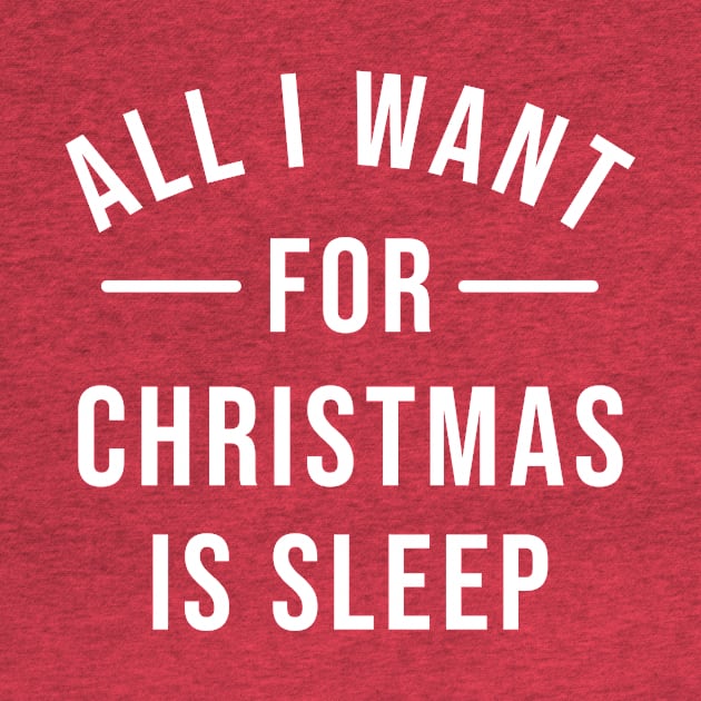 All I Want For Christmas Is Sleep by mintipap